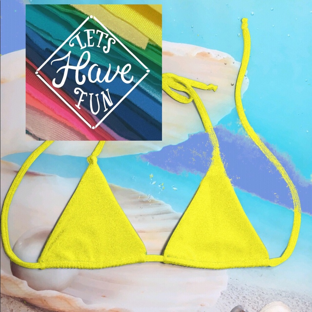 Bikini Top Triangle Simple Multi Color Multi Size